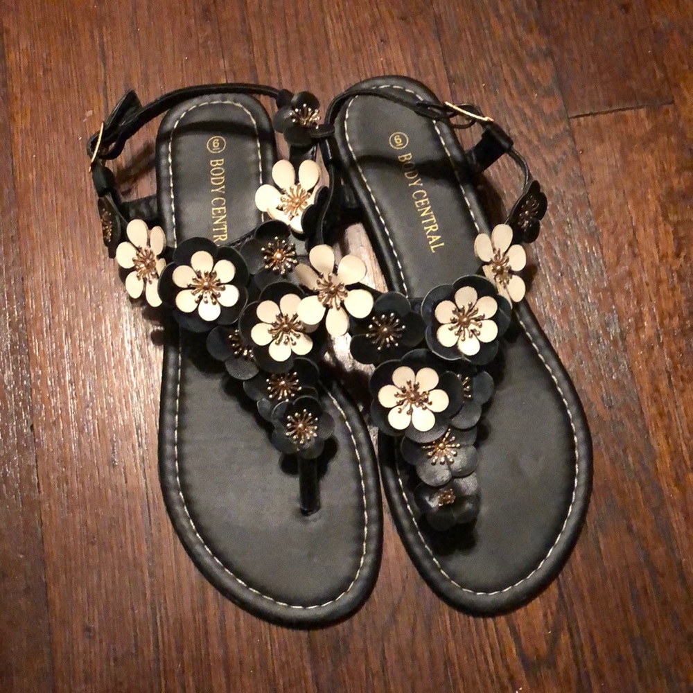 3D flower sandal